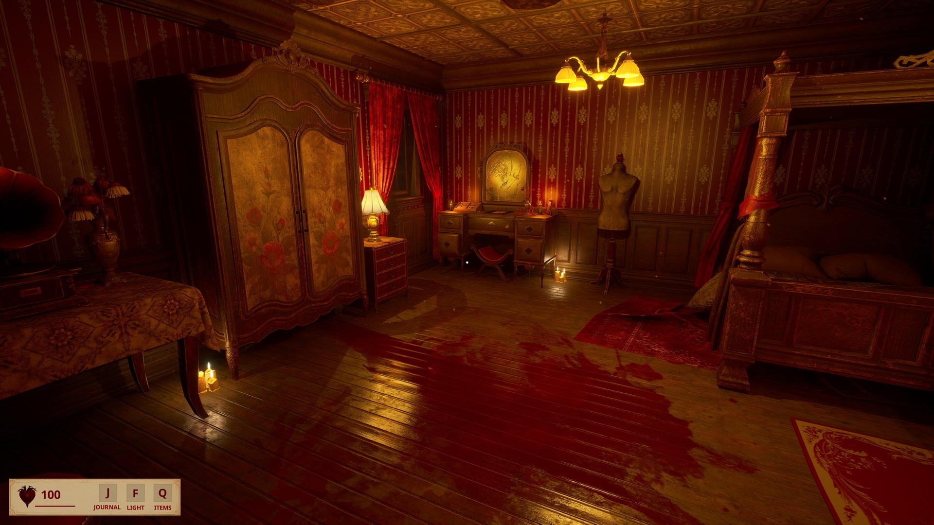 Original gameplay screenshot of the family home